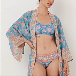 NWT Spell Love Story Midi Robe s/m Star Crossed Lovers Floral Rare